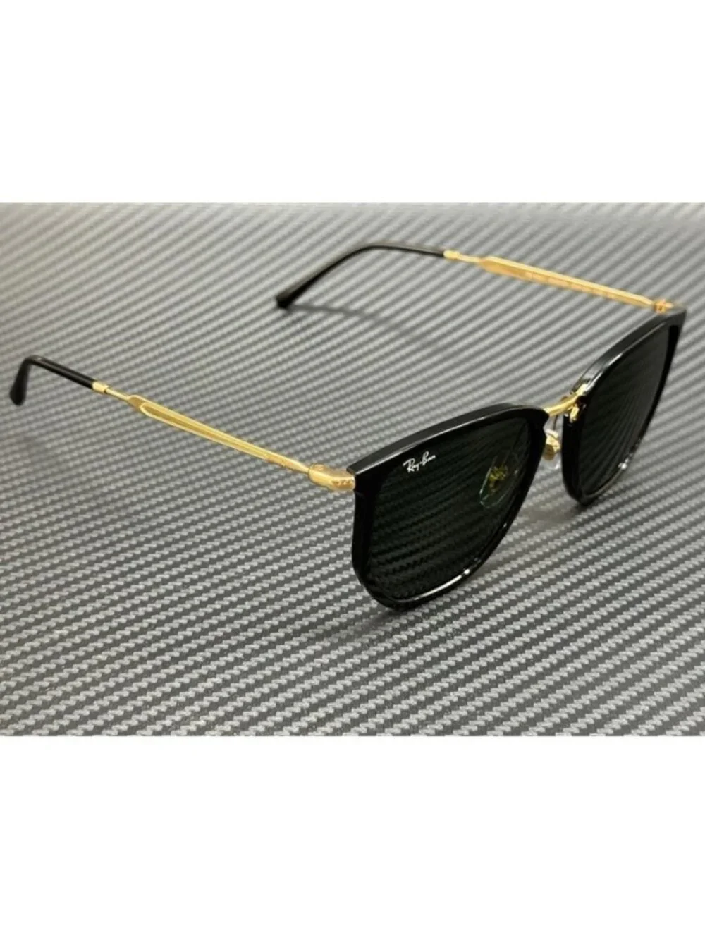 New Ray-Ban Men Black Sunglasses 50-20-145
